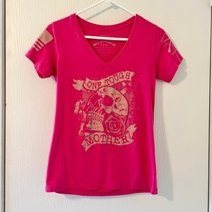Grunt Style One Tough Mother V-neck Shirt